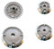 GLEM GAS ARISTON INDESIT HOTPOINT FRANKE NARDI LOFRA SPARTIFIAMMA + BRUCIATORI 5 FUOCHI PER PIANO COTTURA NO ORIGINALE (Kit 4 bruciatori doppio medio con gonnellino)
