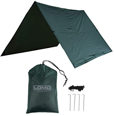 Lomo 5m x 5m Tarp Bushcraft Survival Bivi Shelter
