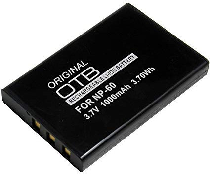 Battery compatible with Traveler DV-5000, 1000mAh, 3.7V, replaces: NP-60, NP-30