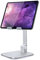 Elitehood Soporte de aluminio para iPad, soporte ajustable para escritorio, base de tableta de escritorio para iPad Pro 12.9 11, Air Mini 4, 5 y más tabletas de 4 a 13.5 pulgadas, color plateado