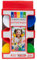 Sudor Lot de 6 peintures au doigt pour enfants et bébés 30 ml non toxiques et lavables pour jeux créatifs et activités de peinture à l'école maternelle et à la maison