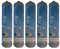 5 bombole CO2 monouso da 600 gr. e290 per acqua frizzante
