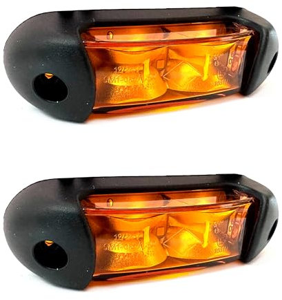MelTruck® 2x LED Blinker mit Positionsleuchte Seitenleuchte E9 für LKW PKW Anhänger Busse