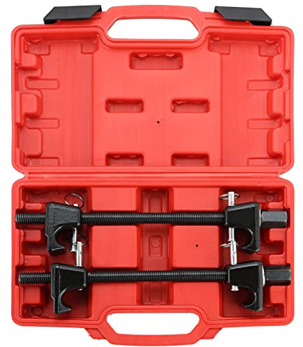 Acymner Macpherson Strut Spring Compressor Tool Kit | Universal Coil Spring Compressor Tool, 1/2 Square Drive Heavy Duty Strut Compressor for Car Truck Motorcycle,with Detent Pins,Set of 2,300mm