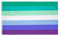 PHENO FLAGS bandera del orgullo gay 90 x 150 cm con ojales de latón - Bandera LGBTQ resistente a la intemperie para asta - 100% poliéster