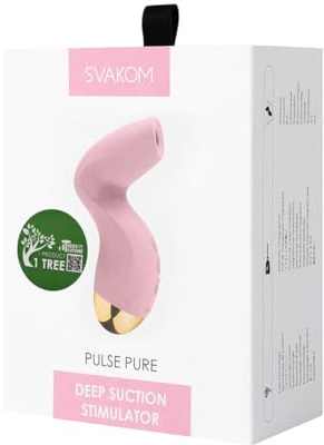 SVAKOM Svakom Pulse Pure Saugstimulator Pink, Klitoris-Saugvibrator, Klitorisstimulator