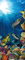 A.Monamour Türtapete Selbstklebend Türfolie Türposter 3D Unterwasser Landschaft Buntes Fisch Korallen Riff Im Tiefblauen Ozean Vinyl Folie Türdeko Tapete Wandbild Türaufkleber Türtattoo 85x200cm
