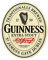 GUINNESS - Guinness-Logo - Dekorative Metallschild - Konturgeschnittenes Stahl-Blechschild - 36,5 x 45 cm - Legierter Stahl - Wandmontage