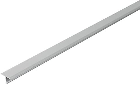 Alberts 477110 Profilé BA en T | Aluminium, anodisé Couleur Argent | 1000 x 25 x 9 mm, Gris