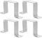 iplusmile Morsetto Per Tubo Quadrato 4 Pezzi Clip Per Tubo Fibbia Per Tubo In Acciaio Inossidabile 2X2 Pollici Morsetto Per Tubo A Forma Di U Fibbia Per Morsetto A Sella Per Tubo A