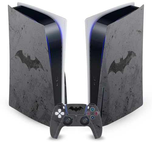 Head Case Designs sous Licence Officielle Batman DC Comics Hush Logos Et Bandes Dessinées Vinyle Plaque Frontale Autocollant De Jeu Peau Autocollant Compatible avec PS5 Disc Console & DualSense
