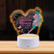 LParkin Veilleuse Mamie, Interrupteur Tactile LED Veilleuse en Acrylique Cadeau pour Mamie, 3 Couleur Veilleuse Gravée Cadeau Grand Mere, Cadeaux Anniversaire pour Mamie