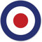Generisch RAF Air Force MOD Roundel Auto Van Aufkleber, selbstklebende Vinyl-Aufkleber, Royal Air Force