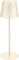 Majestic AGATA - Lampada da tavolo LED senza fili ricaricabile, Lunga durata, Dimmer Touch, Luce Calda-Naturale-Fredda, per interni ed esterni IP54, H37cm, Avorio