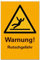 Warnung Rutschgefahr Schild Hinweisschild PVC 300 x 200 x 3 mm Vorgebohrt B1-Zertifiziert