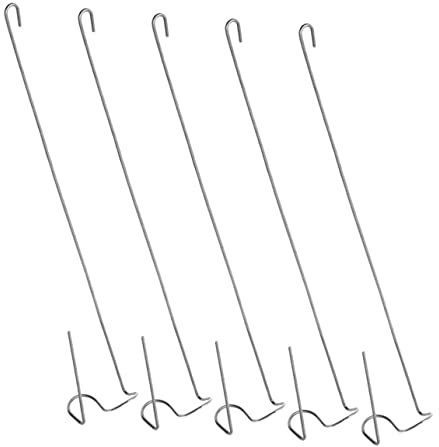 Milisten 5 De Inoxidable Para Plantas De Aire Colgador Metálico Decoración Para y Oficinas