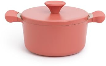 CREATE/POT STUDIO/Cacerola Ø20cm de aluminio fundido y asas de baquelita Terracota/Antiadherente, apta para todo tipo de cocinas, resistente y duradera, fácil de limpiar, libre de PFOA