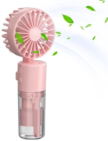 Ventilador de pulverización portátil, ventiladores de pulverización portátiles - Ventilador de pulverización portátil recargable para exteriores | Suministros de verano plegables con mango ergonómico