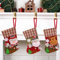 3 Piezas Calcetines Navidad Chimenea, Calcetín Navideño, Calcetín Navidad Nombre, Calcetín Navidad Personalizado, Para Colgar Accesorios de Decoración del árbol de Navidad (16 x 19 x 23 cm)