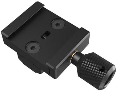 Dieser universelle Adapter für Arca Swiss Bipod ist geeignet für Harris Bipoden und Atlas NC für eine solide und solide Verbindung. Hergestellt aus Flugzeug-Aluminium, einfach zu bedienen und