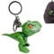 LQTSLFM Cute Dinosaur Keychain,Niedlicher Dinosaurier Schlüsselanhänger,Schlüsselanhänger Dino,Handmade Modeschmuck-Anhänger Schlüsselring Schlüsselband Keyrin (Grün)