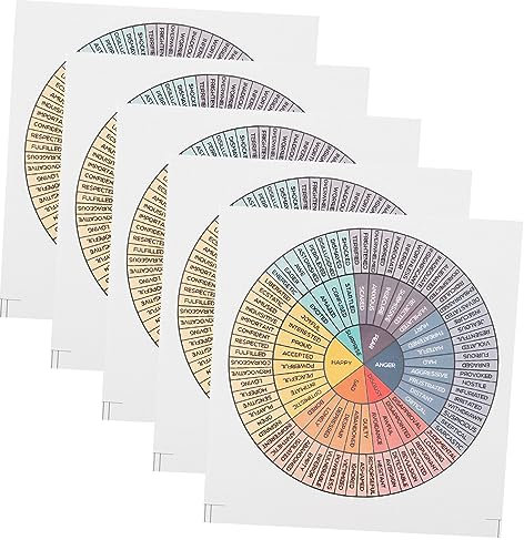 UPKOCH 5 Stücke Emotionen Aufkleber Gefühl Aufkleber Für Laptop Notebook Computer Selbst-Adhesive Design