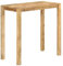 Sufrk Bartisch 112x55x108 cm Massivholz Mango Stehtisch Outdoor Telefontisch