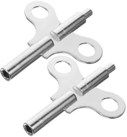 Homoyoyo 2stücke Stahl Uhrenaufzugsschlüssel Wicklung Schlüssel Robustes Uhrenaufzugswerkzeug Werkzeug Zum Aufziehen Von Uhren Uhrwerkzeuge Ersatz Für Uhrenaufzugsschlüssel