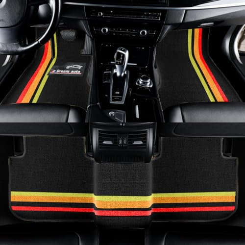 Auto Fußmatten für Mitsubishi ASX 2023-2025 Allwetter wasserdichte rutschfeste Auto Fussmatten Set