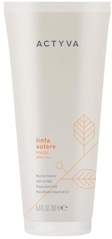 Actyva Linfa Solare Maschera Doposole 200 ml | Maschera nutriente per capelli secchi o sfibrati: districa, ammorbidisce e dona lucentezza