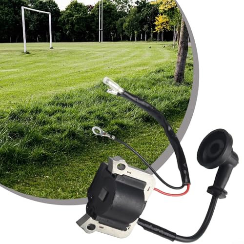 RichVibe Zündspulenmodul für Kettensäge, Freischneider, Rasenmäher, Rasenmäher, Rasentrimmer, 52 mm Zentren, Motorfunkensystem, Ersatzteil