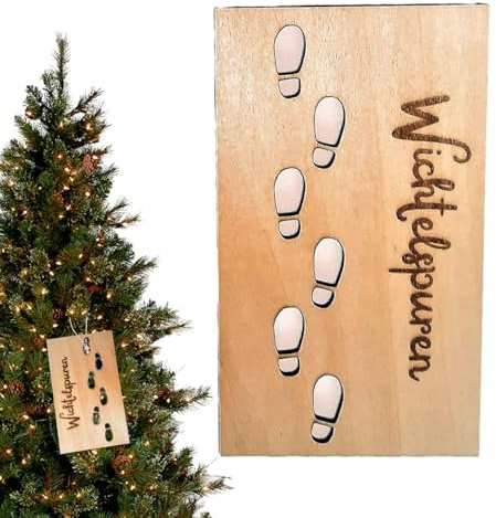 Empreintes de modèle Gnome - Modèle de plancher de Noël - Pochoirs d'empreintes de bois pour sols, fenêtres et, pochoirs d'empreintes de Noël bricolage