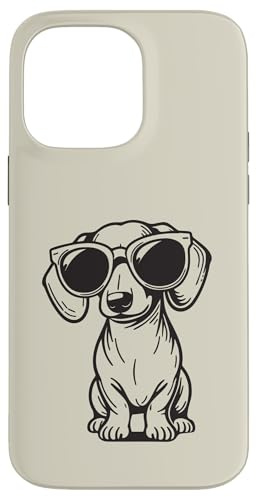 Funny Wiener Dog with Sunglasses Cute Sausage Dogs Dachshund Case for iPhone 14 Pro Max