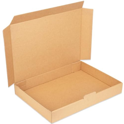 50 Maxibriefkartons 350x250x50 mm braun DIN A4 B4 bis 2 kg MB-5 (50 Stück) | Warensendung Büchersendung Maxibrief Versandkarton Deutsche Post DHL