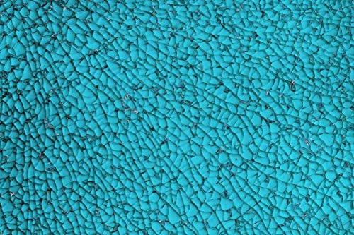 GLOREX Crackle Mosaic Platte, Glas, Türkis, 26 x 17.5 x 1 cm