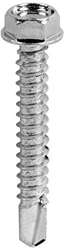 TIMco 00812HWSD BZP Hex Head Self-Drilling Screw 8 x 1/2 - Zinc (Box of 1000)