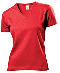 Stedman Apparel Damen Classic-t V-ausschnitt/St2700 T-Shirt