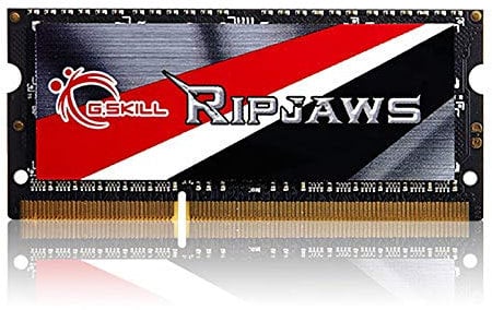G.Skill RipJaws Series SO-DIMM 4 Go DDR3 1600 MHz CL11 - RAM SO-DIMM PC3-12800 - FF3-1600C11S-4GRSL (garantie à vie par G.Skill)