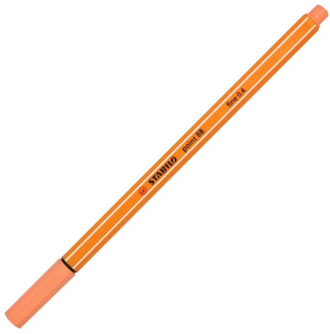 STABILO-6 Fasermaler Fineliner point 88 pte atramentiert apricot