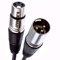 kenable XLR 3 pin Microphone Lead Male to Female Audio Cable Black 3m [3 metres]