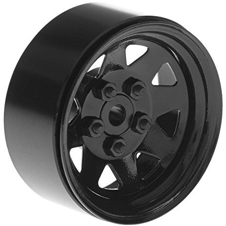 Llantas metálicas de 5 tornillos Lug Wagon 1.9 Single Steel Stamped (color negro)