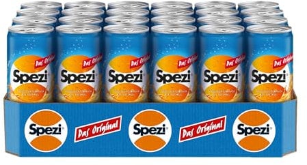 SPEZI das Original 0,33 l Dose - Erfischungsgetränk aus Deutschland mit Cola und Orangen Geschmack (24 x 0,33 l)