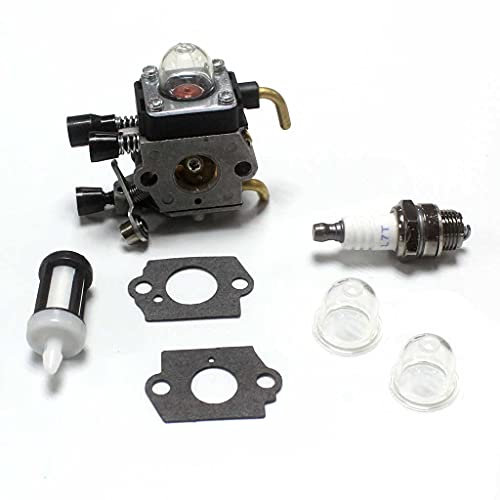 HURI Carburateur Convient pour Tondeuse Stihl FS38 FS45 FS46 FS46 C FS55 fs55r FS74 FS75 FS76 FS80 FS85 KM80 KM85