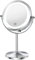 Benbilry Lighted Makeup Mirror with Magnification, LED Double Sided 1x/10x Magnifying Vanity Mirror,7 Inch Battery Powered 360° Swivel Cosmetic Mirror Shaving Mirror (Button Switch)