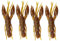 krebs ködeln,Crayfish Angeln Gummifische Flusskrebs Fischen Köder, 4pcs Silikon weicher Fischen-Langusten Köder Kunstköden Köder für Karpfen Bass Fischen Frischwasser Salzwasser dunkelgrünes(6#-Braun)