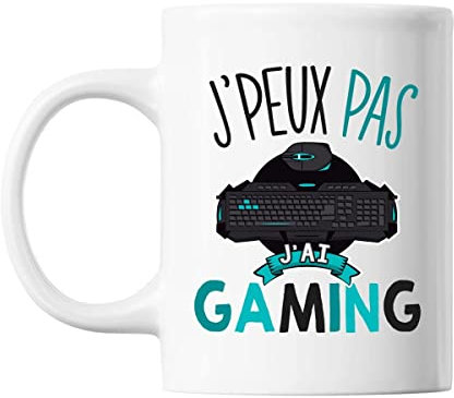 Mug Gaming j'peux pas Blanc