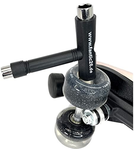 F26 Fantic26 Rollschuh Quad Skates Derby Tool Einstell Multifunktions Werkzeug für Rollen und Lenkgummis