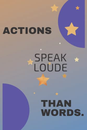 ACTIONS speak loude than words: NICE nrtbook journal