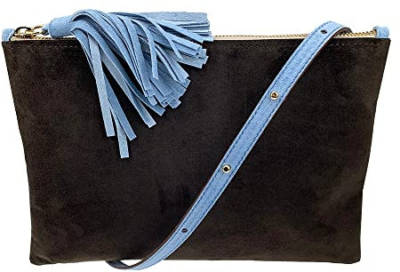 Stilstück Tasselbag brownie/ciel