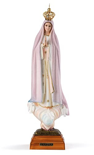 Jungfrau Maria Unsere Liebe Frau von Fátima Statue religiöse Skulptur, Heiligenfigur handbemalt | 35cm